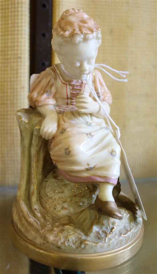 Royal Worcester figure(-)